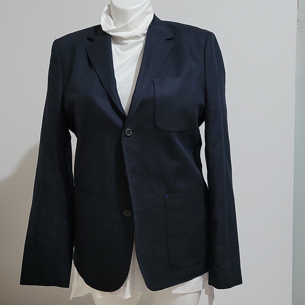 LUCKY Mens Navy Cotton Blazer NWT unlined 42